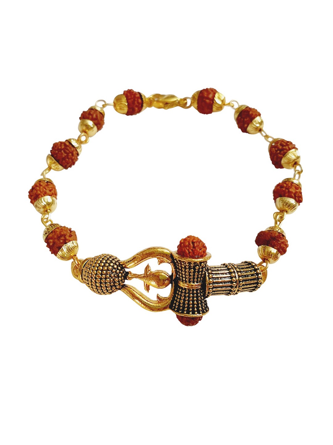 

Young & Forever Unisex Brown Beaded Link Bracelet