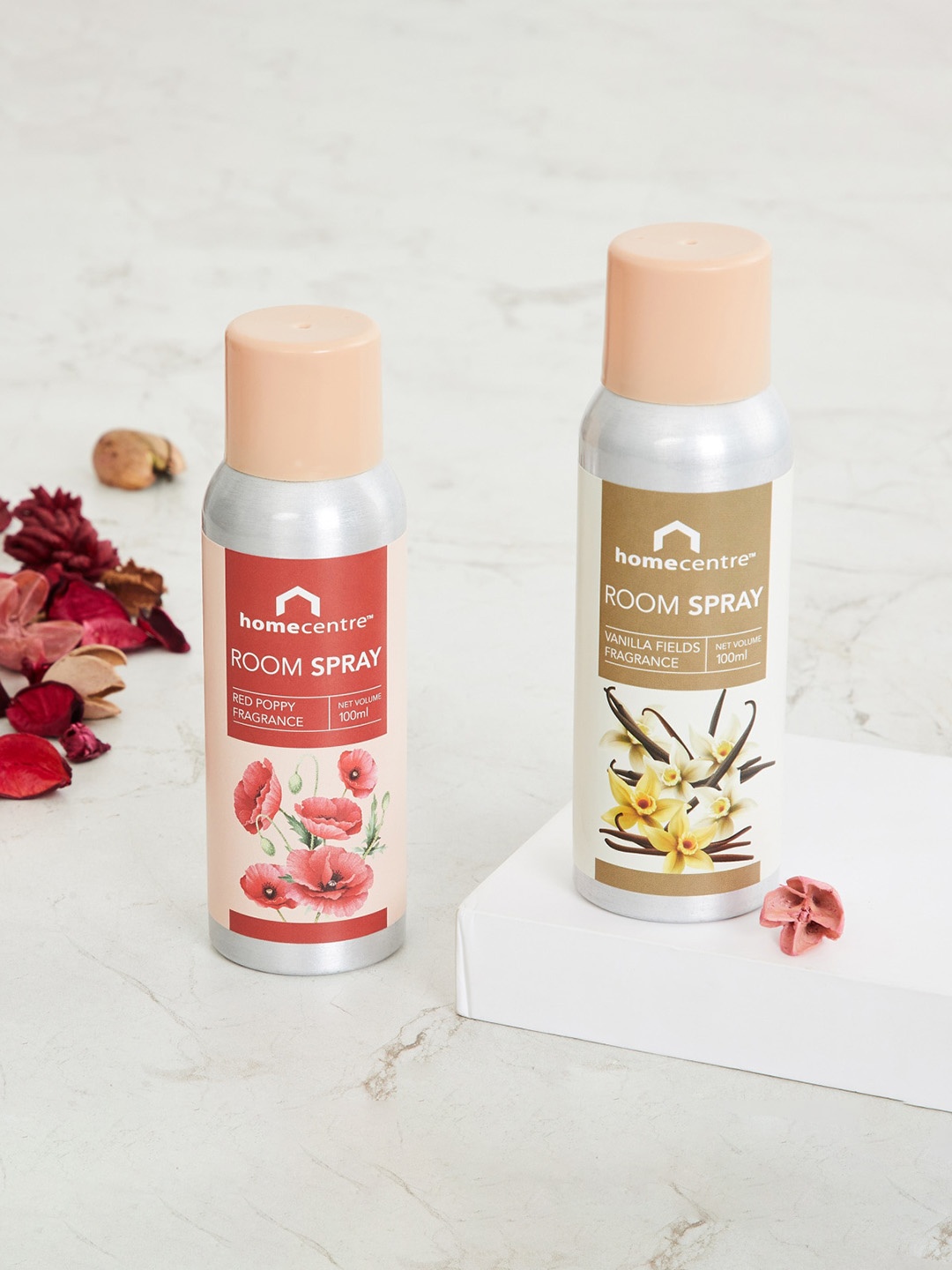 

Home Centre Set of 2 Aerosole Tin Room Spray 100ml Each, Pink