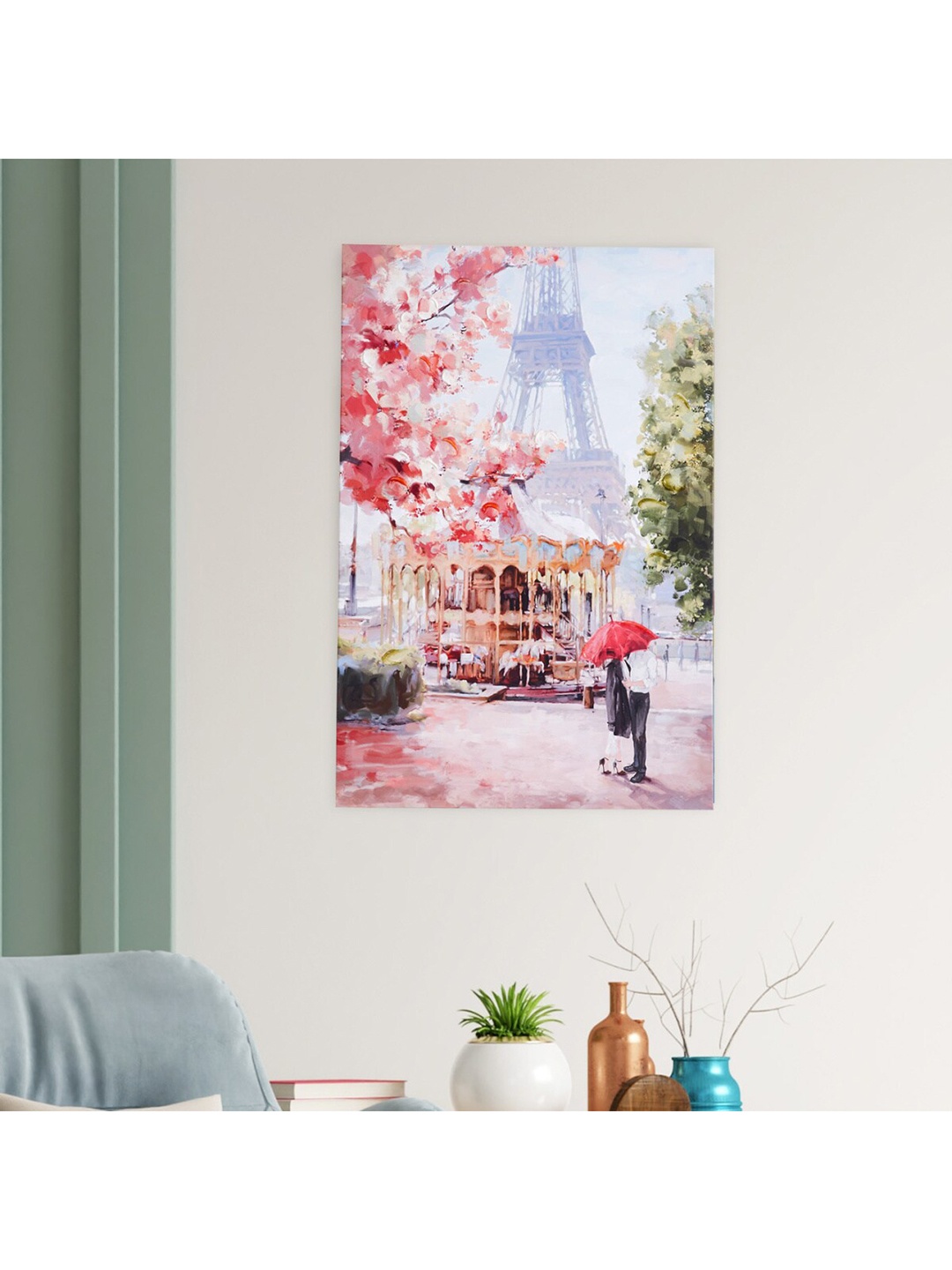 

Home Centre Multicoloured Modern Nature Printed Wall Painting, Multi