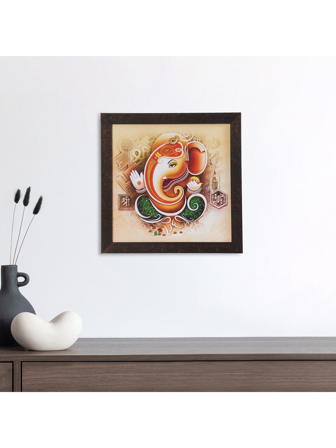 

Home Centre Multicolored Aura Amity Printed Wooden Framed Wall Art, Multi