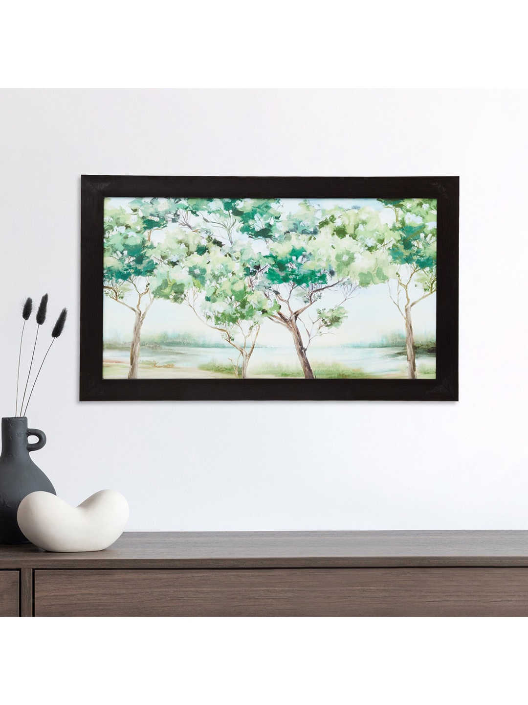 

Home Centre Green Artistry Trees Art Wooden Picture Frame