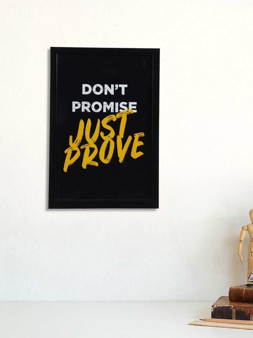 

Home Centre Black Spectrum Glass Typography Printed Frame
