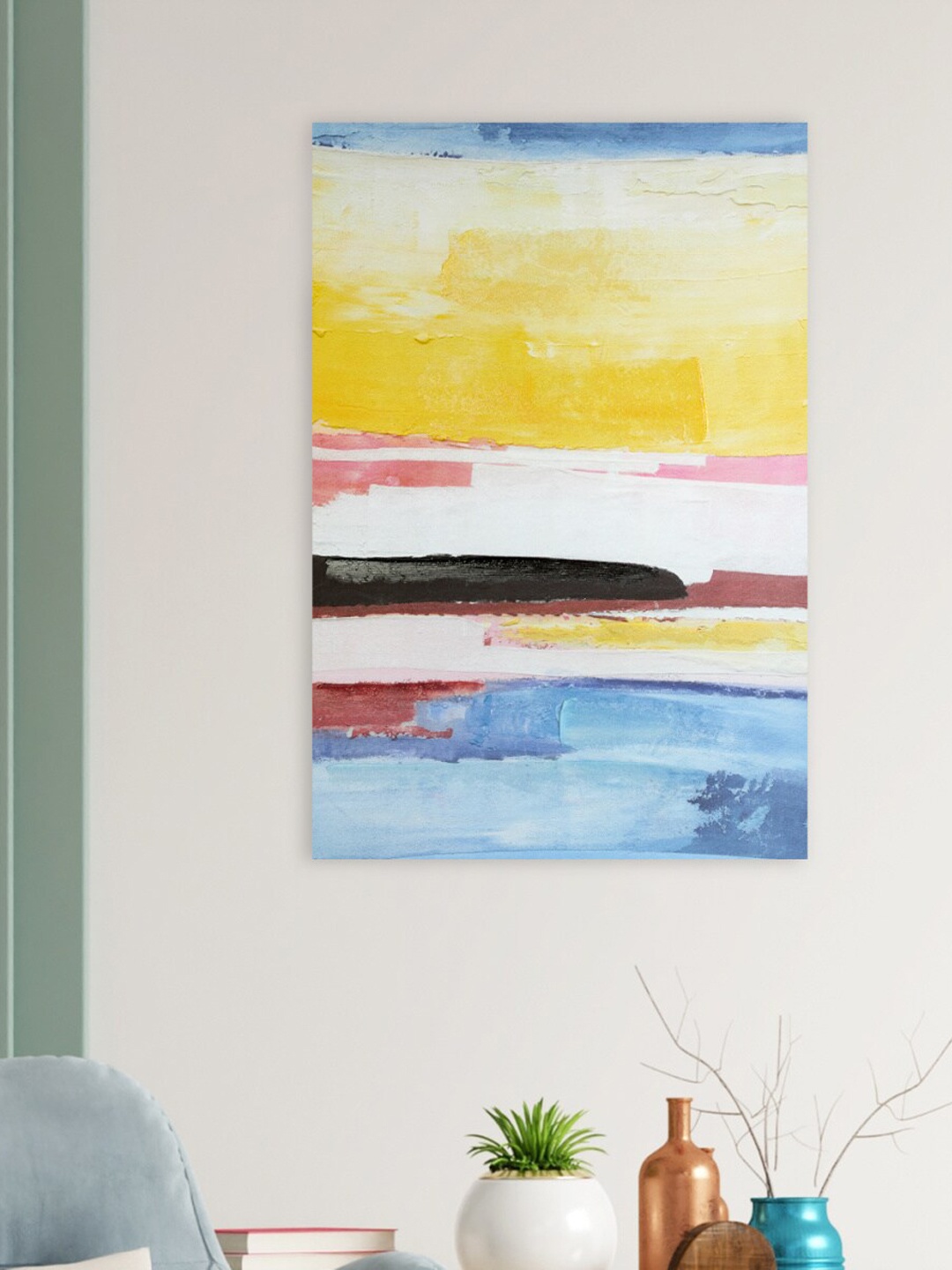 

Home Centre Multicoloured Artistry Printed Layers Canvas Picture Frame, Multi