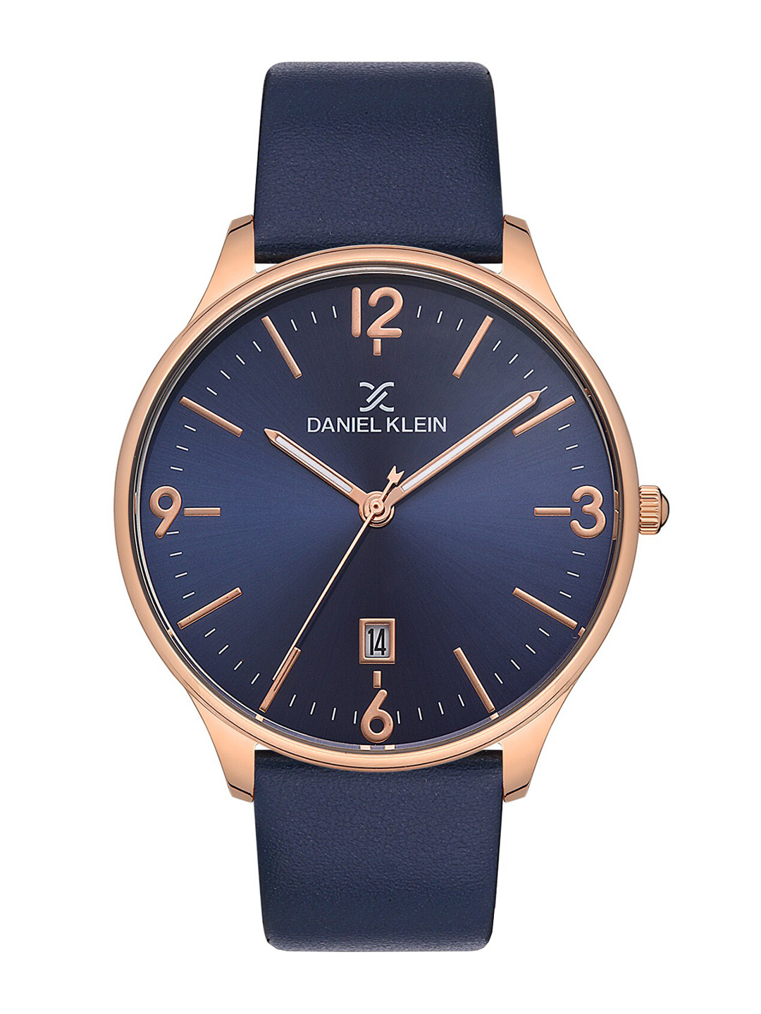 

Daniel Klein Men Blue Printed Dial & Blue Leather Straps Analogue Watch