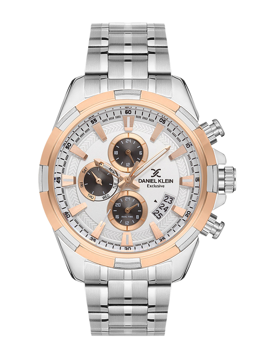 

Daniel Klein Men Silver-Toned Dial & Silver Toned Stainless Steel Analogue Watch
