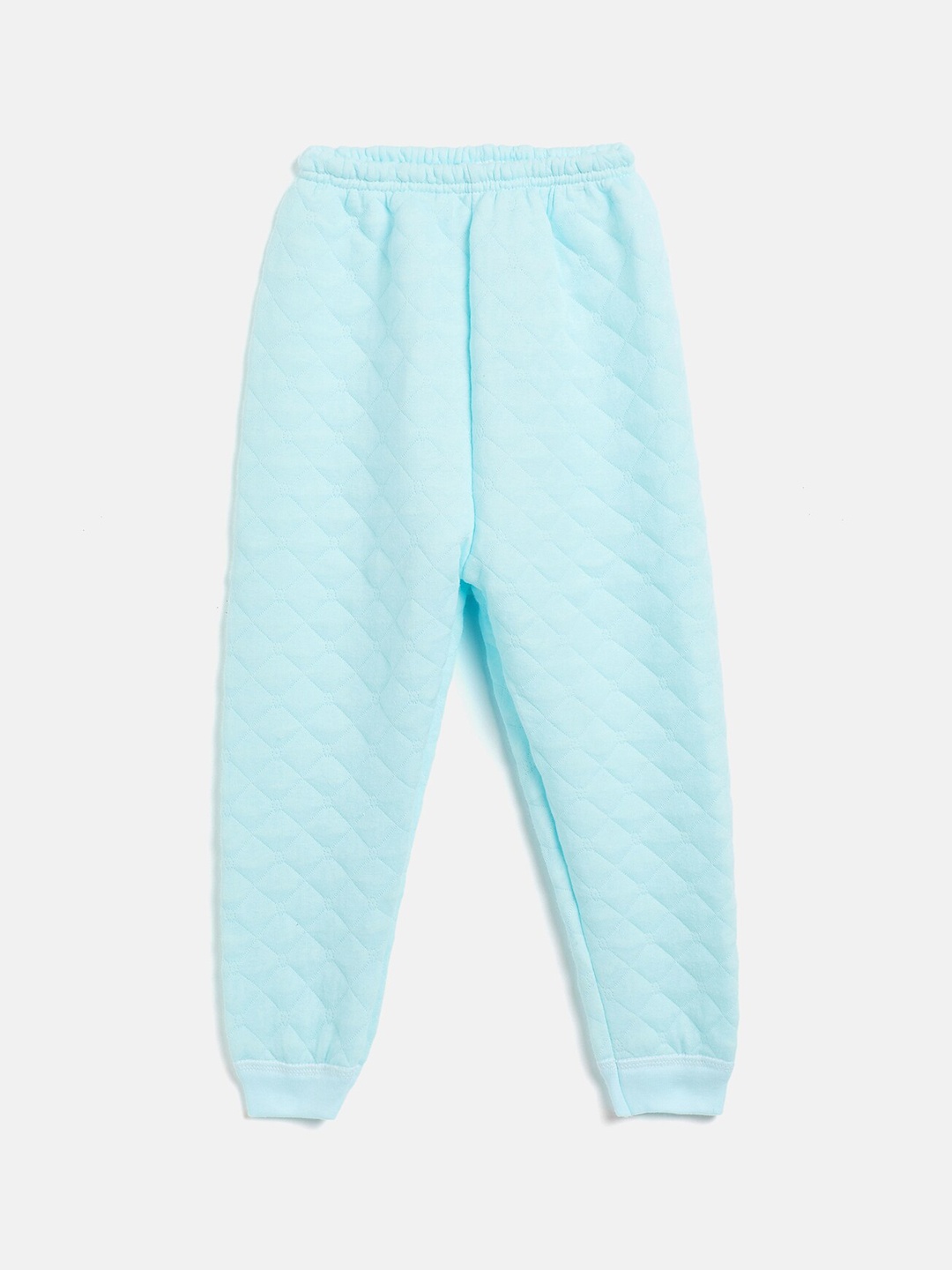 

Camey Kids Blue Solid Regular Winted Joggers