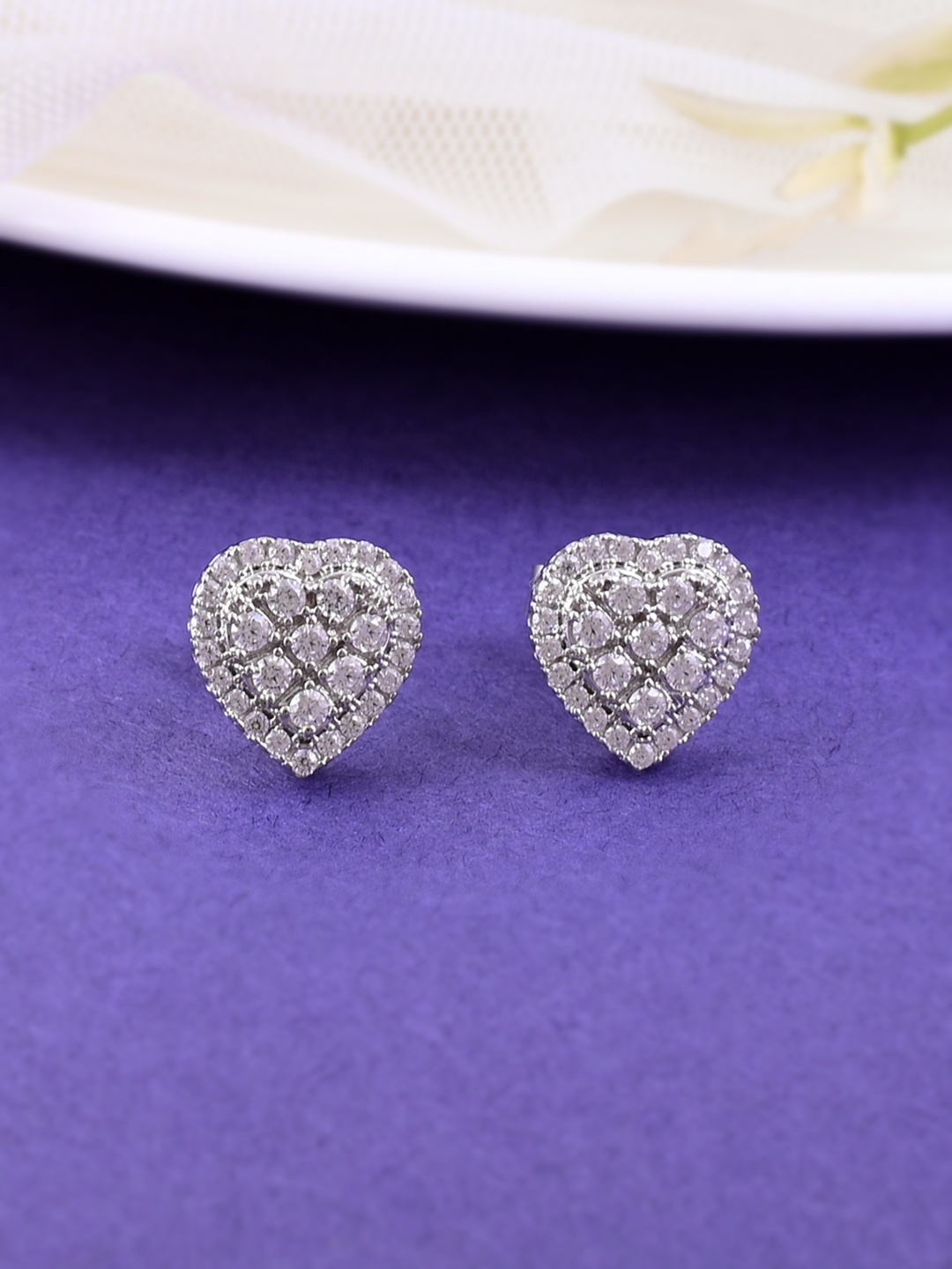 

Studio Voylla 925 Sterling Silver Contemporary Studs Earrings