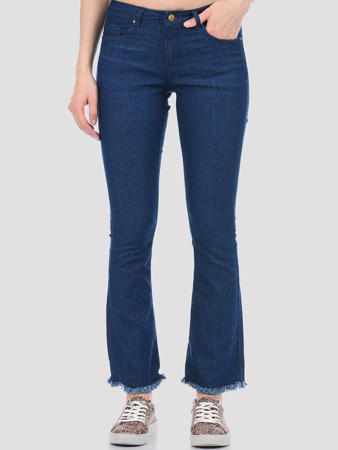 

TALIA Women Blue Bootcut Stretchable Jeans