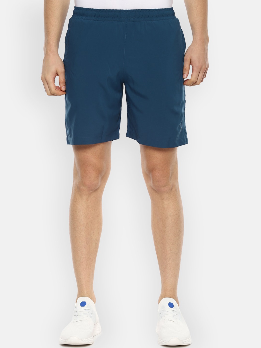 

Louis Philippe Men Blue Slim Fit Sports Shorts