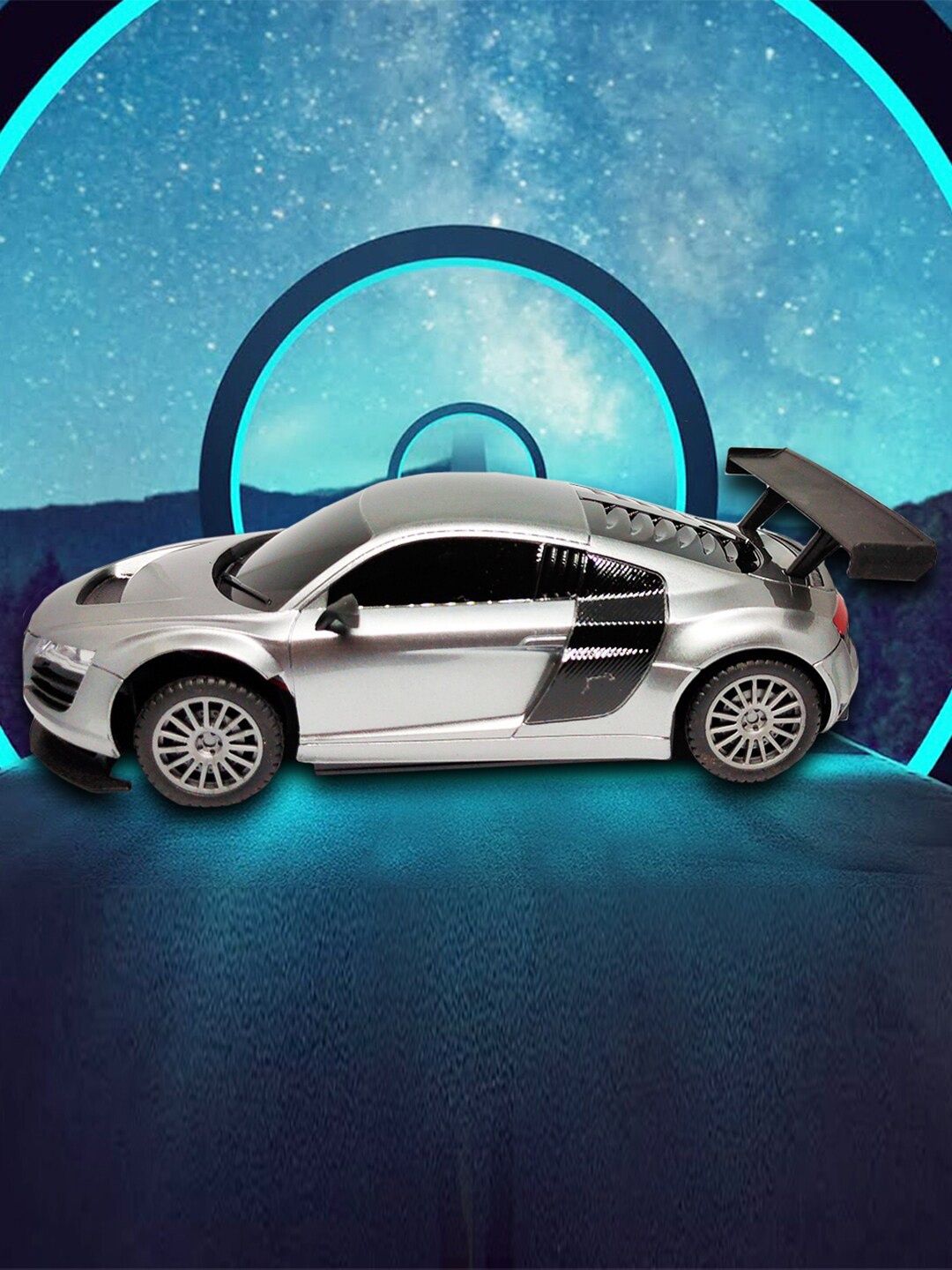 

WEMBLEY Kids Silver-Toned Remote Control Car
