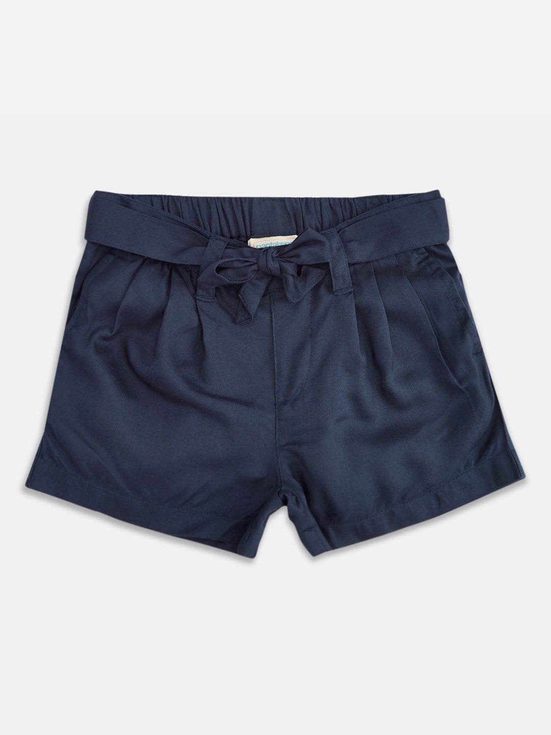 

Pantaloons Junior Girls Navy Blue Solid Shorts