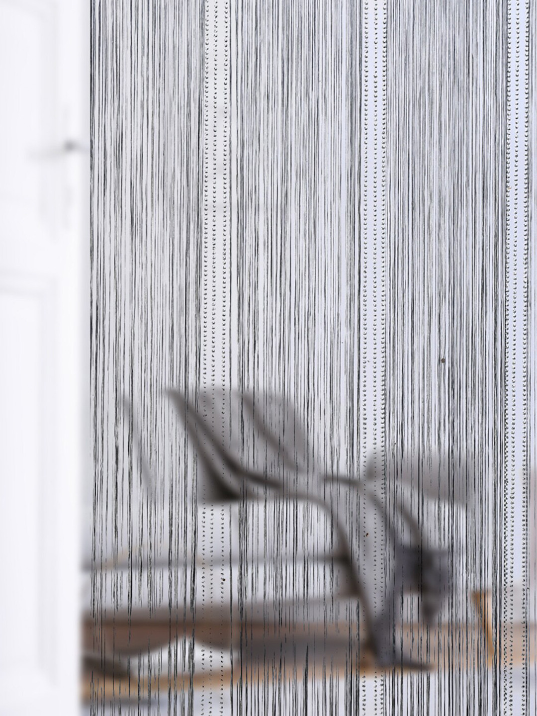 

Athome by Nilkamal Grey Embellished Door Curtain