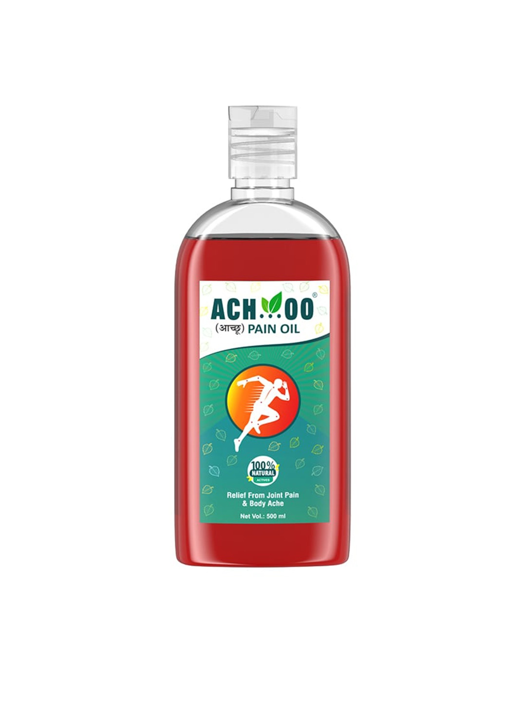 

Achoo Pain Relief Herbal Body Oil For Joint Pain & Muscle Ache - 500ml, Red