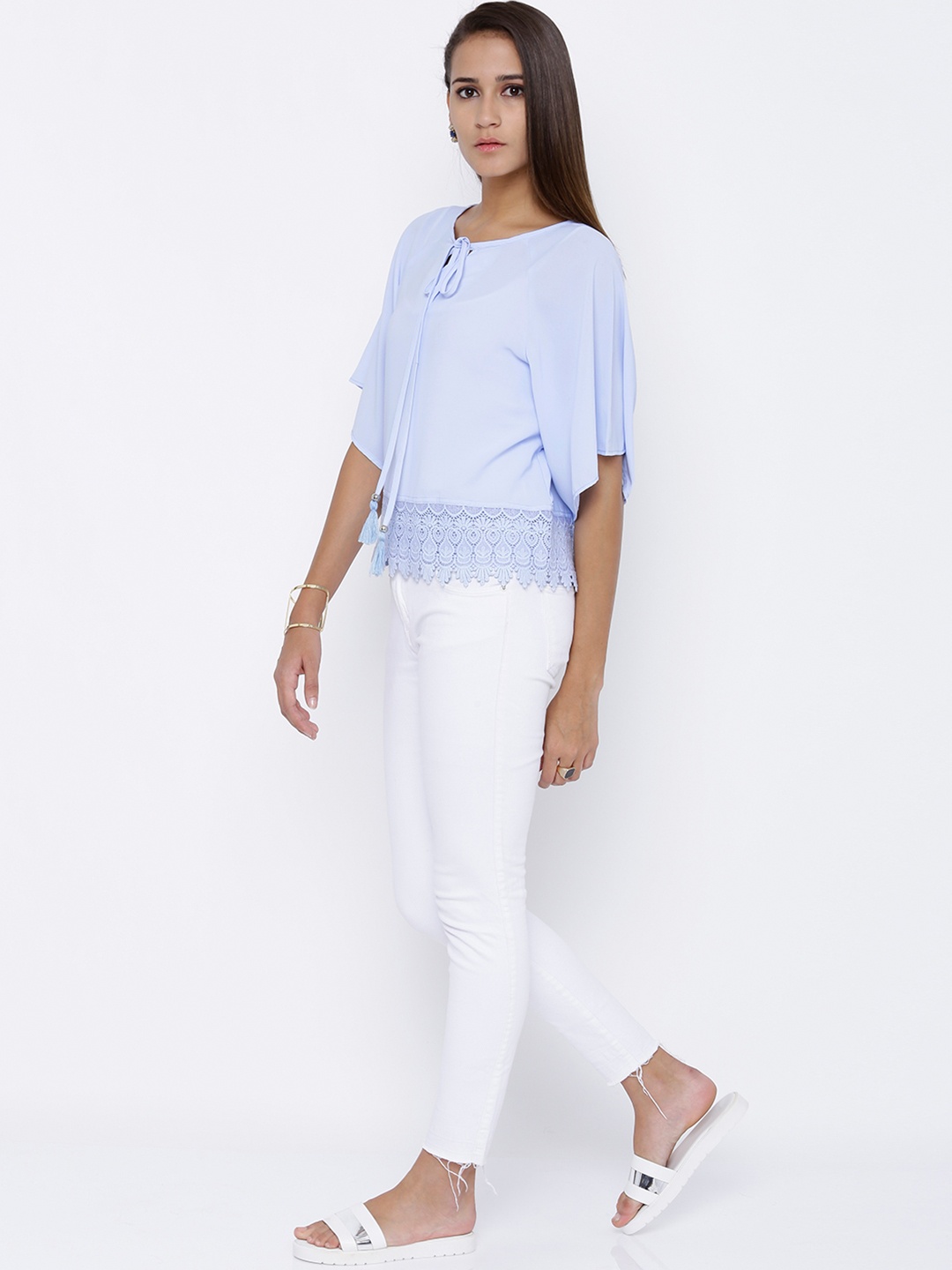 

Tokyo Talkies Women Blue Top