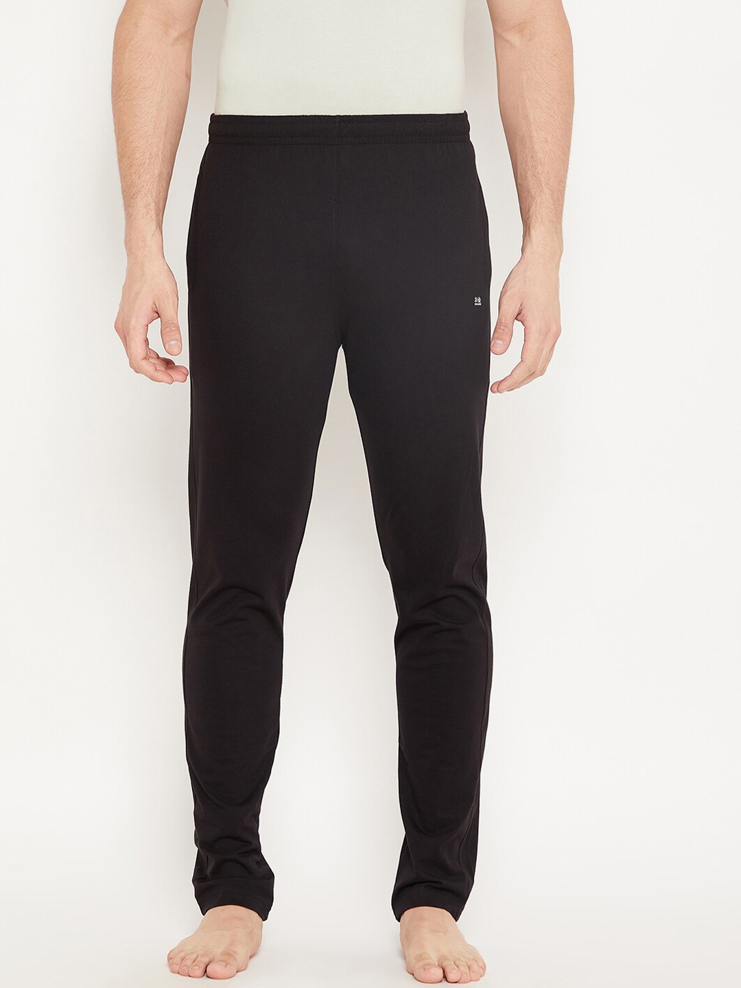 

Okane Men Black Solid Lounge Pant