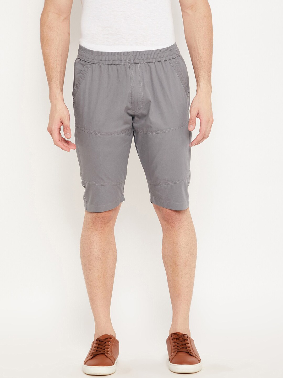 

Okane Men Grey Shorts