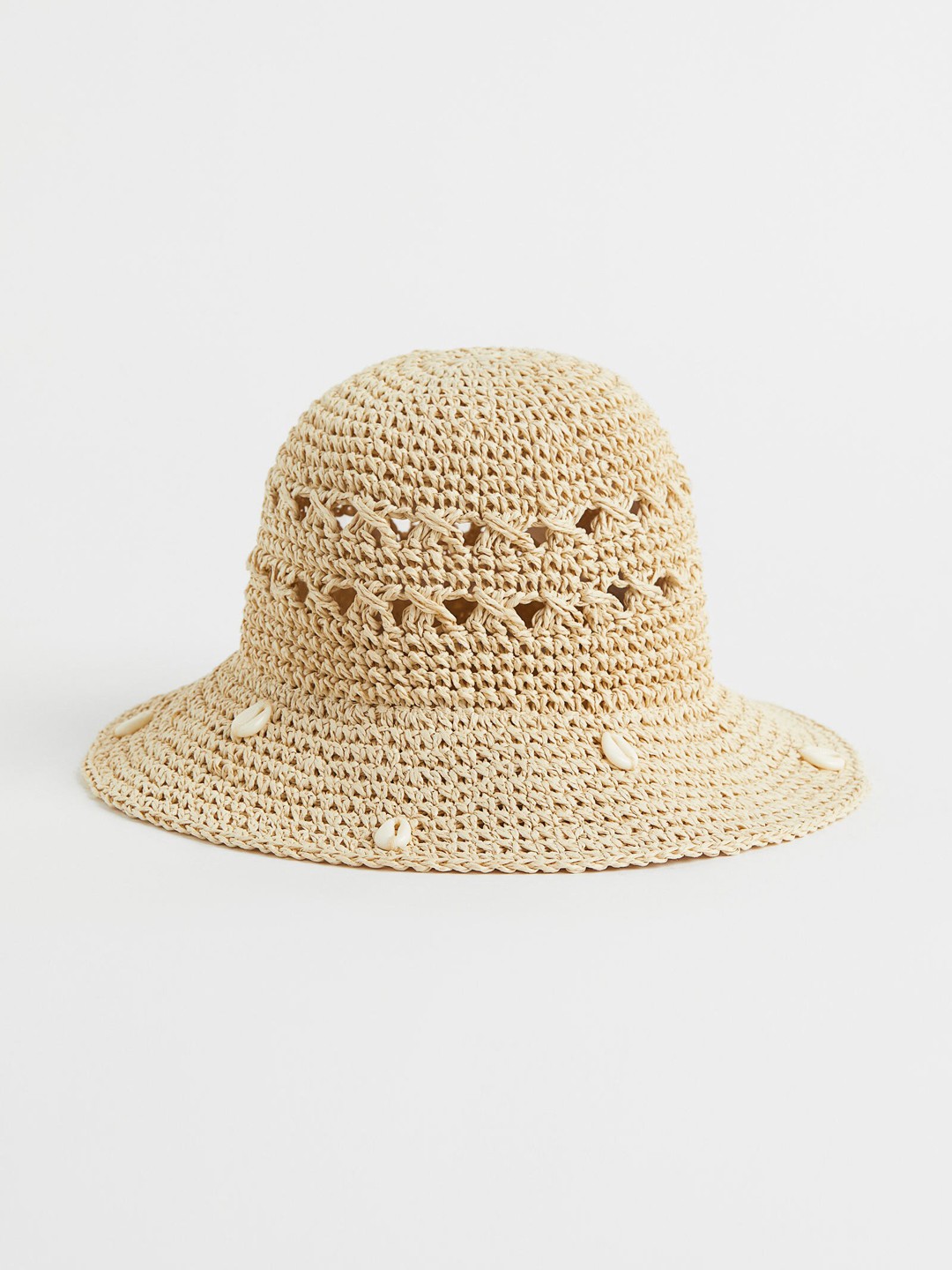 

H&M Women Beige Straw Hat