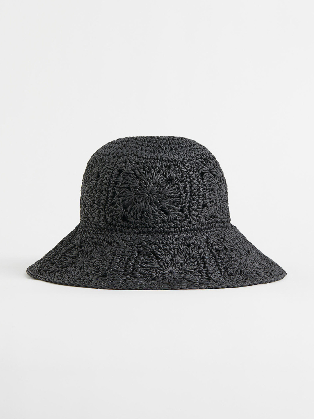 

H&M Women Black Straw Hat