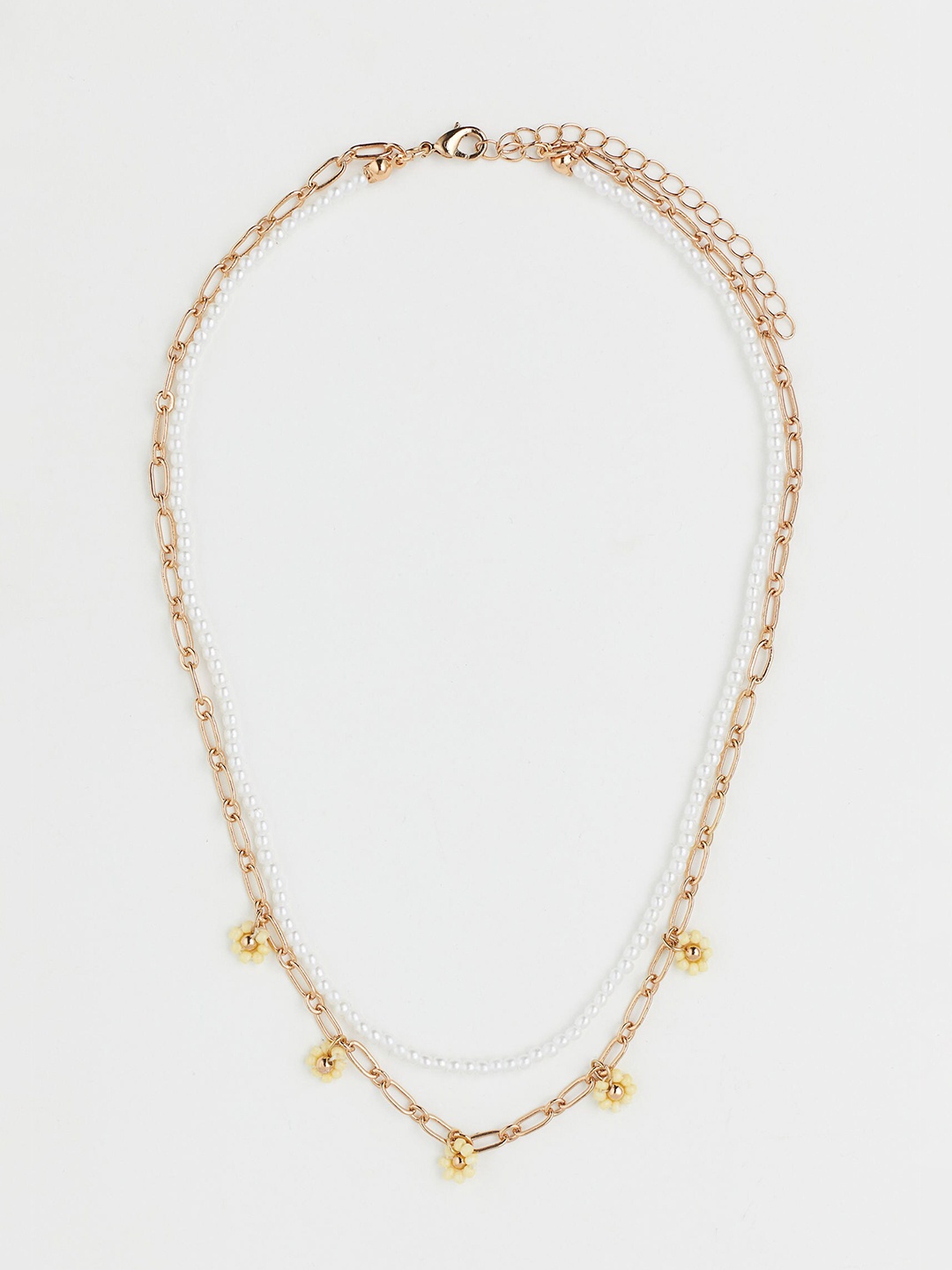 

H&M Women Gold Two-strand necklace
