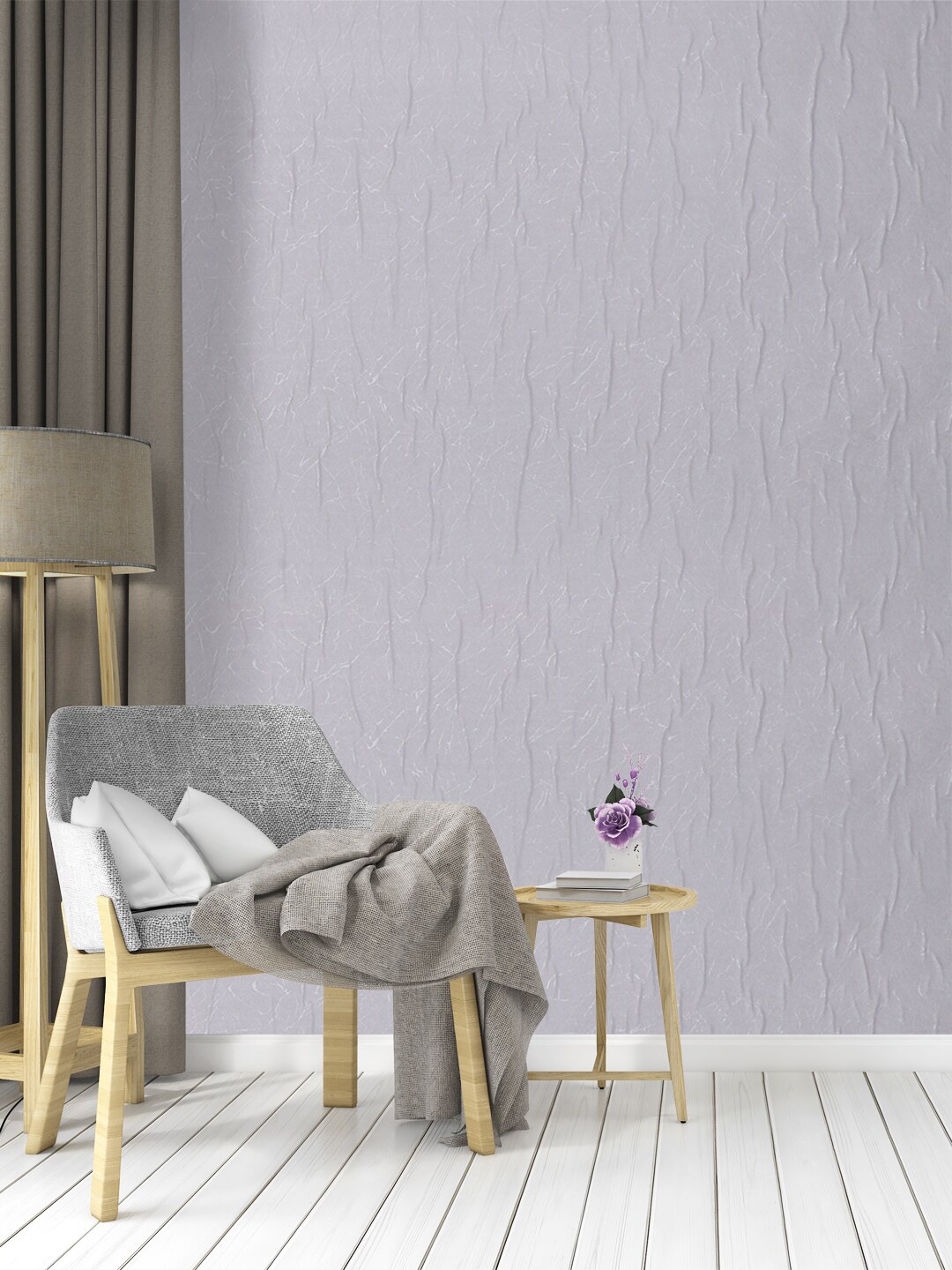 

Rubix Home Grey Solid Wallpaper