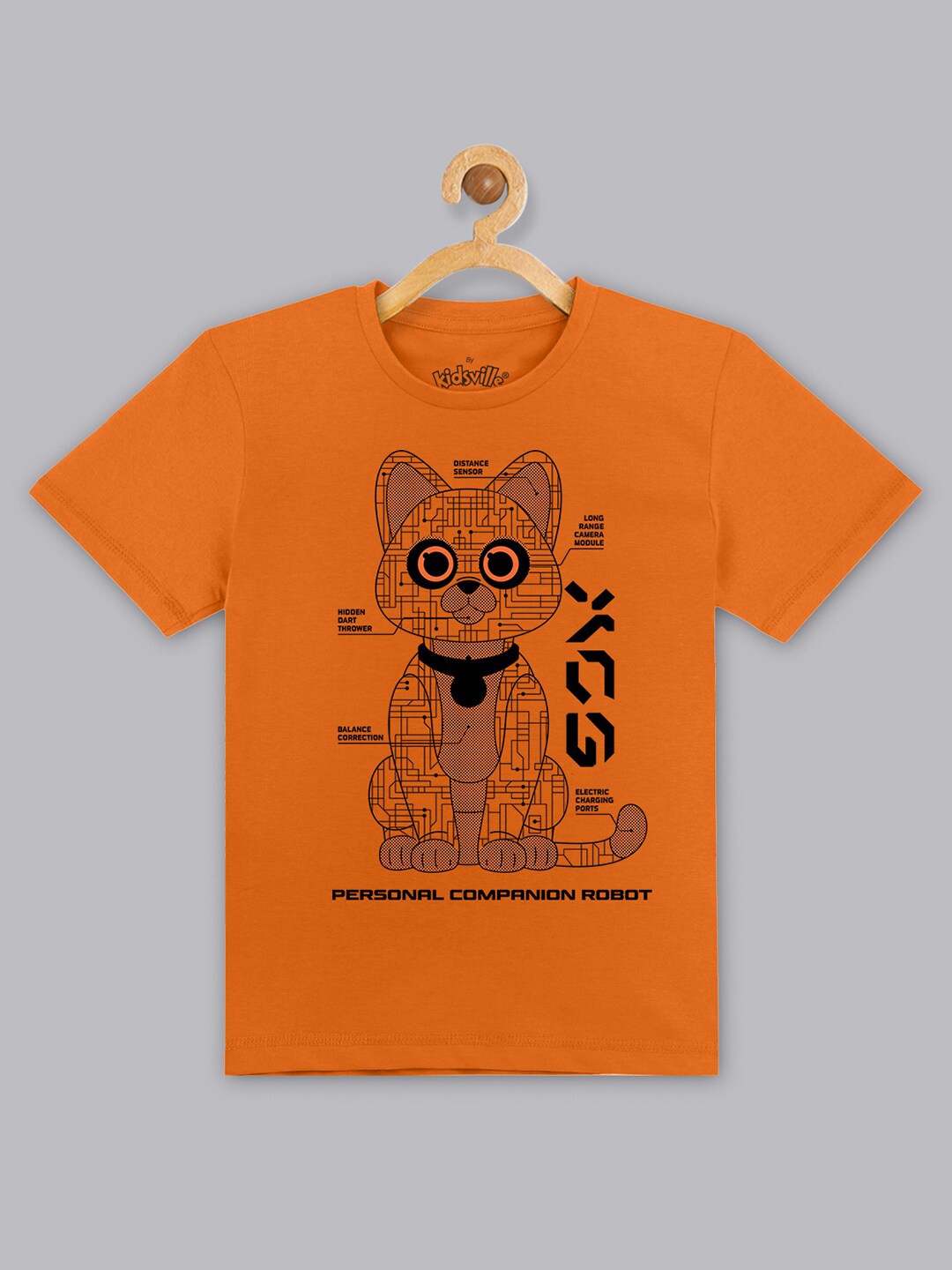 

Kids Ville Light Year Printed Tshirt For Kids Boys, Orange