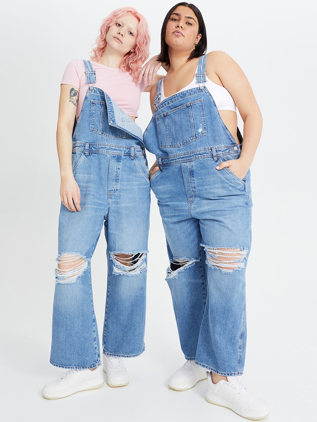 

H&M Blue Denim Carpenter Dungarees