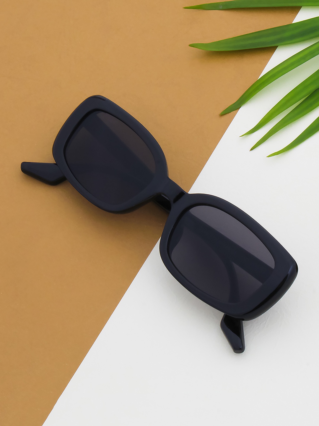 

Ted Smith Unisex Grey Lens & Black Other Sunglasses with UV Protected Lens
