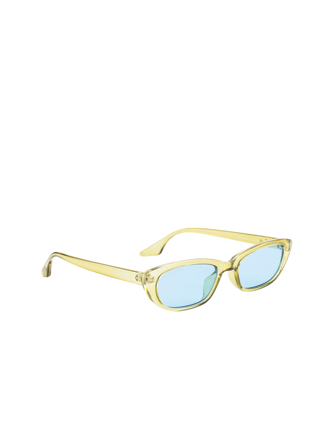 

Ted Smith Women Green Lens & Green Cateye Sunglasses with UV Protected Lens