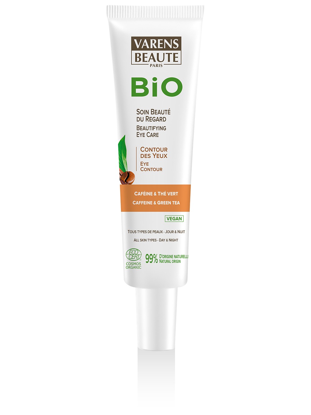 

VARENS BEAUTE Bio Beautifying Eye Care Cream with Caffeine and Green Tea - 15ml, White