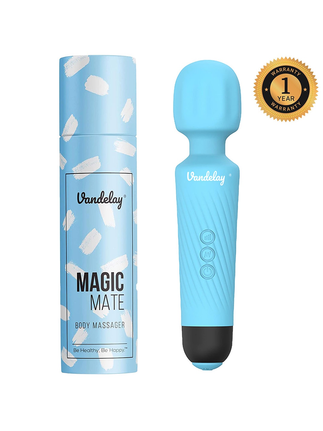 

Vandelay Personal Body Massager - Arctic Blue