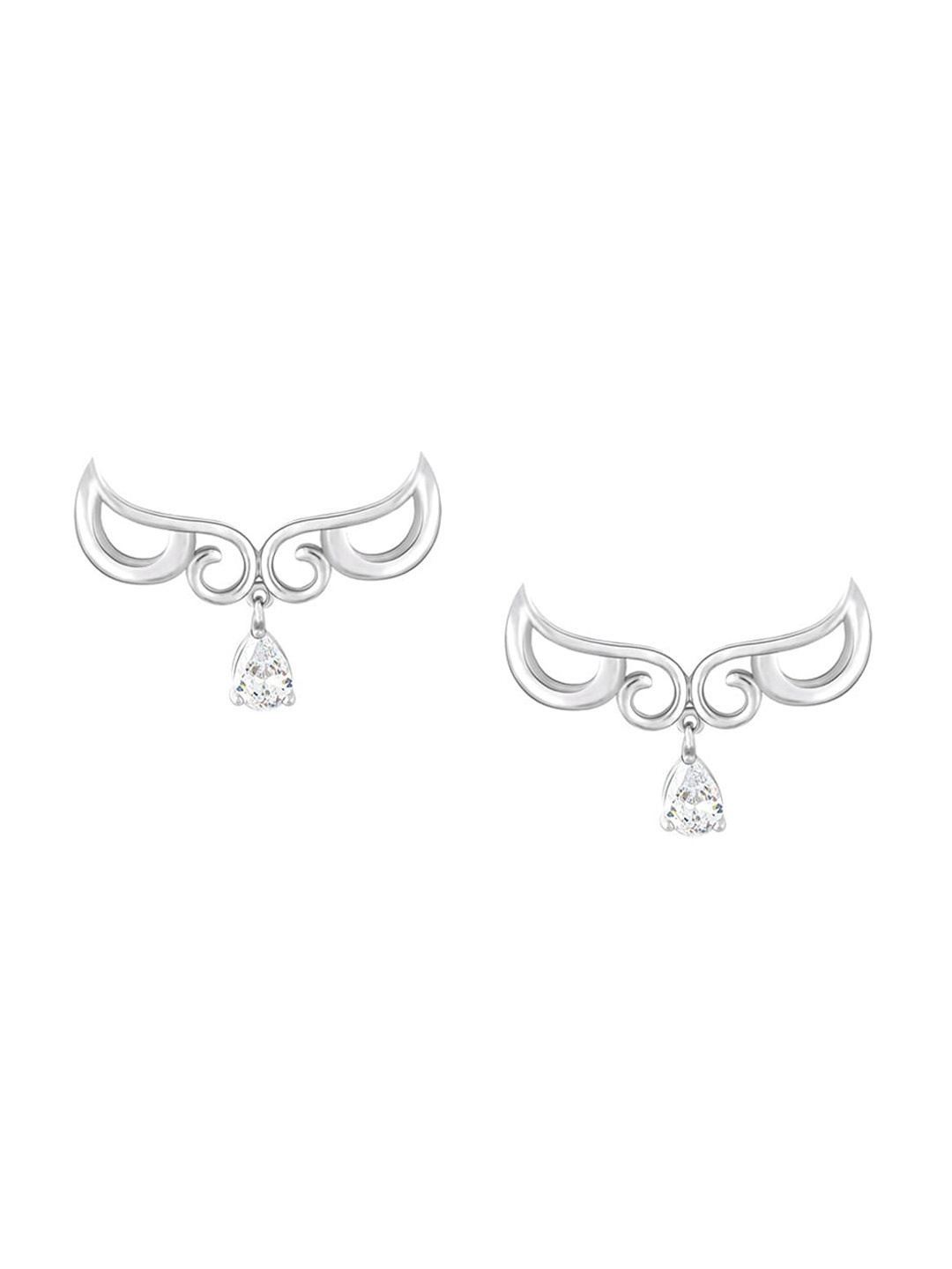 

GIVA 925 Sterling Silver Rhodium Plated Zircon Drop Earrings