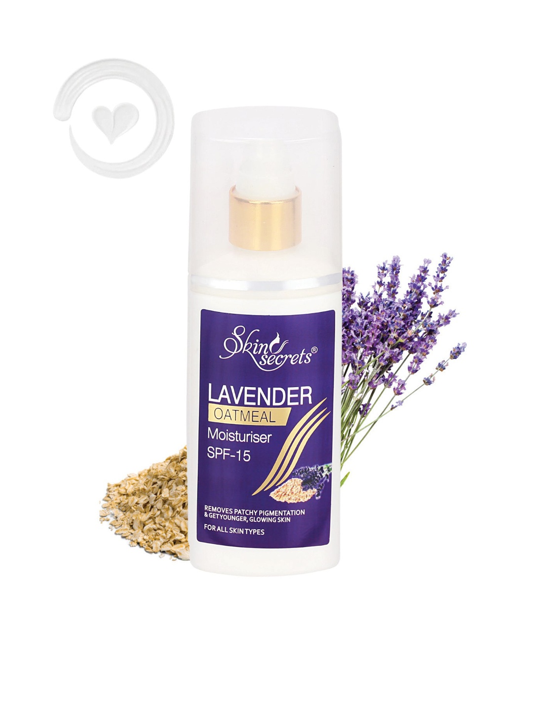 

Skin Secrets Lavender Oatmeal SPF 15 Moisturizing Lotion for All Skin Types - 120 ml