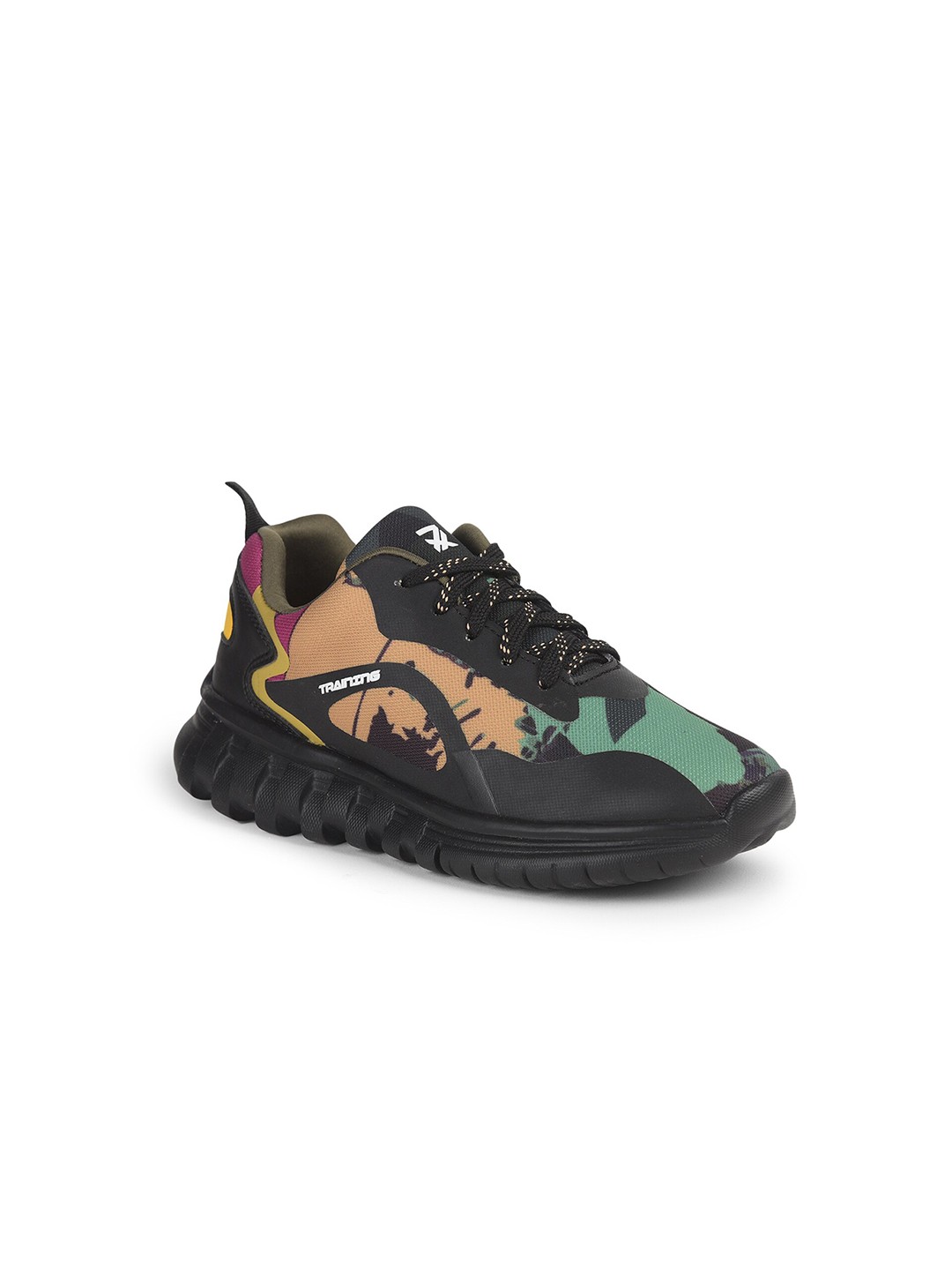 

Liberty Women Printed Running Non-Marking Shoes, Black