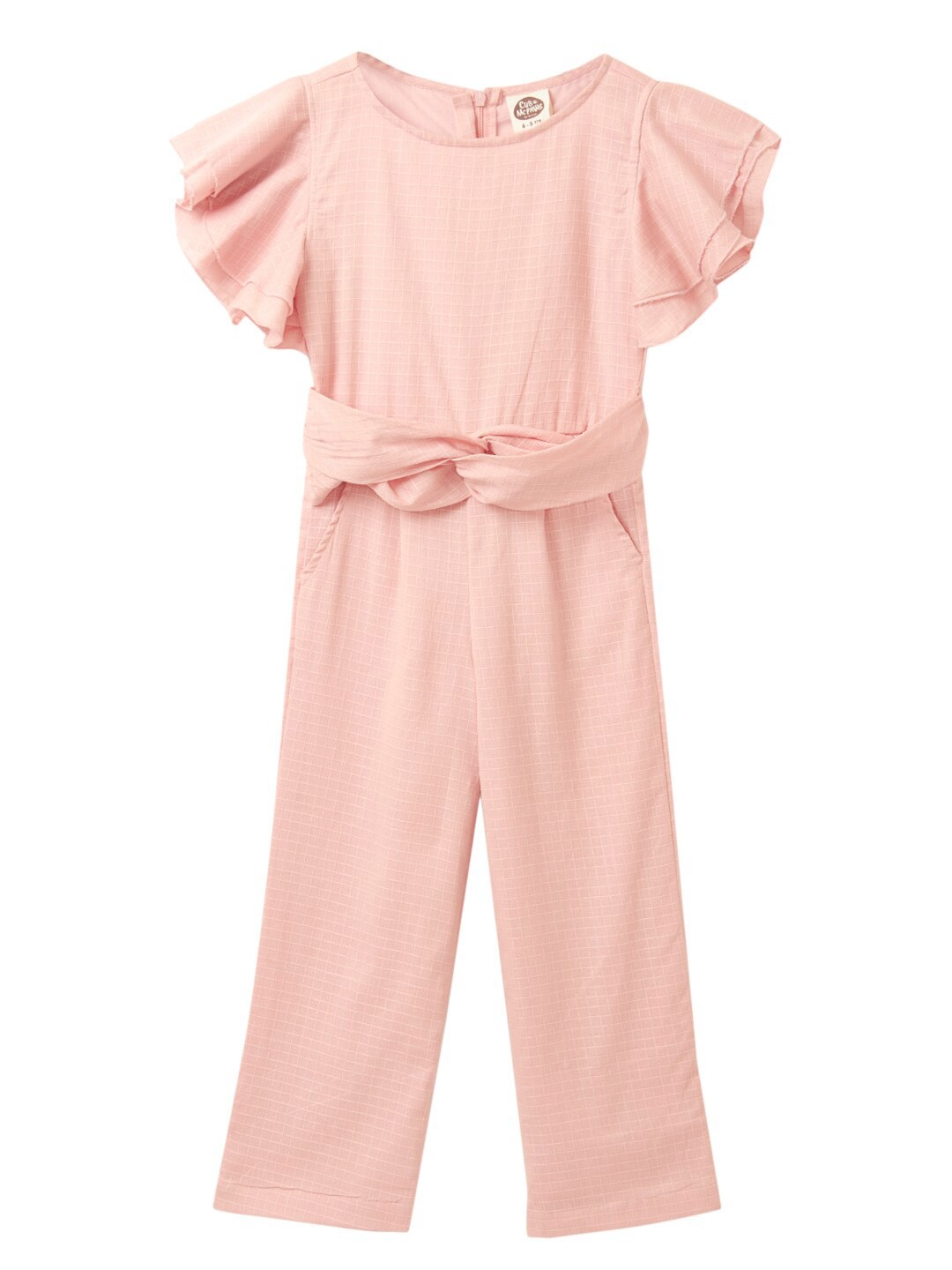 

Cub McPaws Girls Pink Basic Jumpsuit