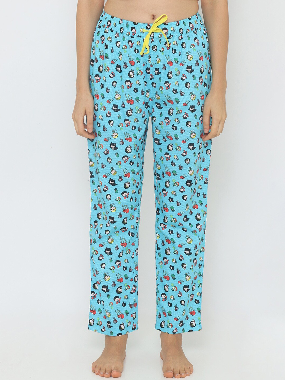 

Smugglerz Women Blue Printed Lounge Pants