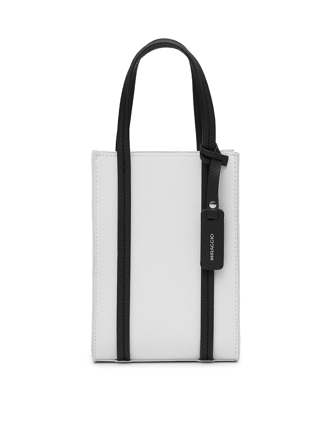 

MIRAGGIO White & Black Mini Sling Bag