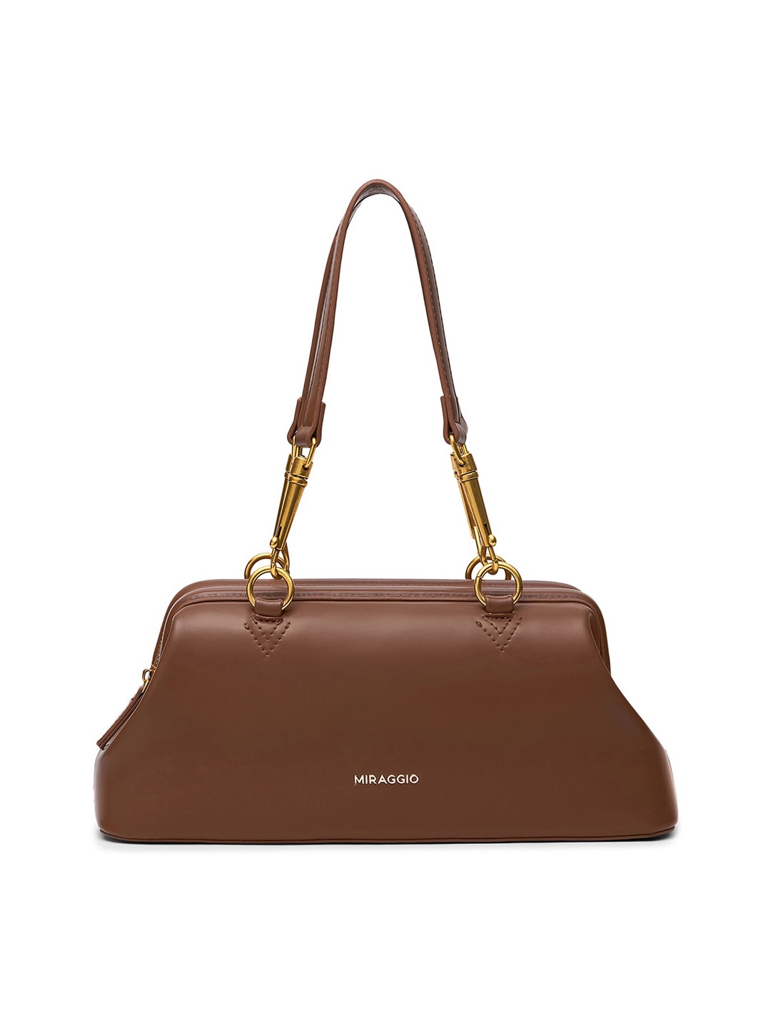 

MIRAGGIO Women Brown Structured Shoulder Bag