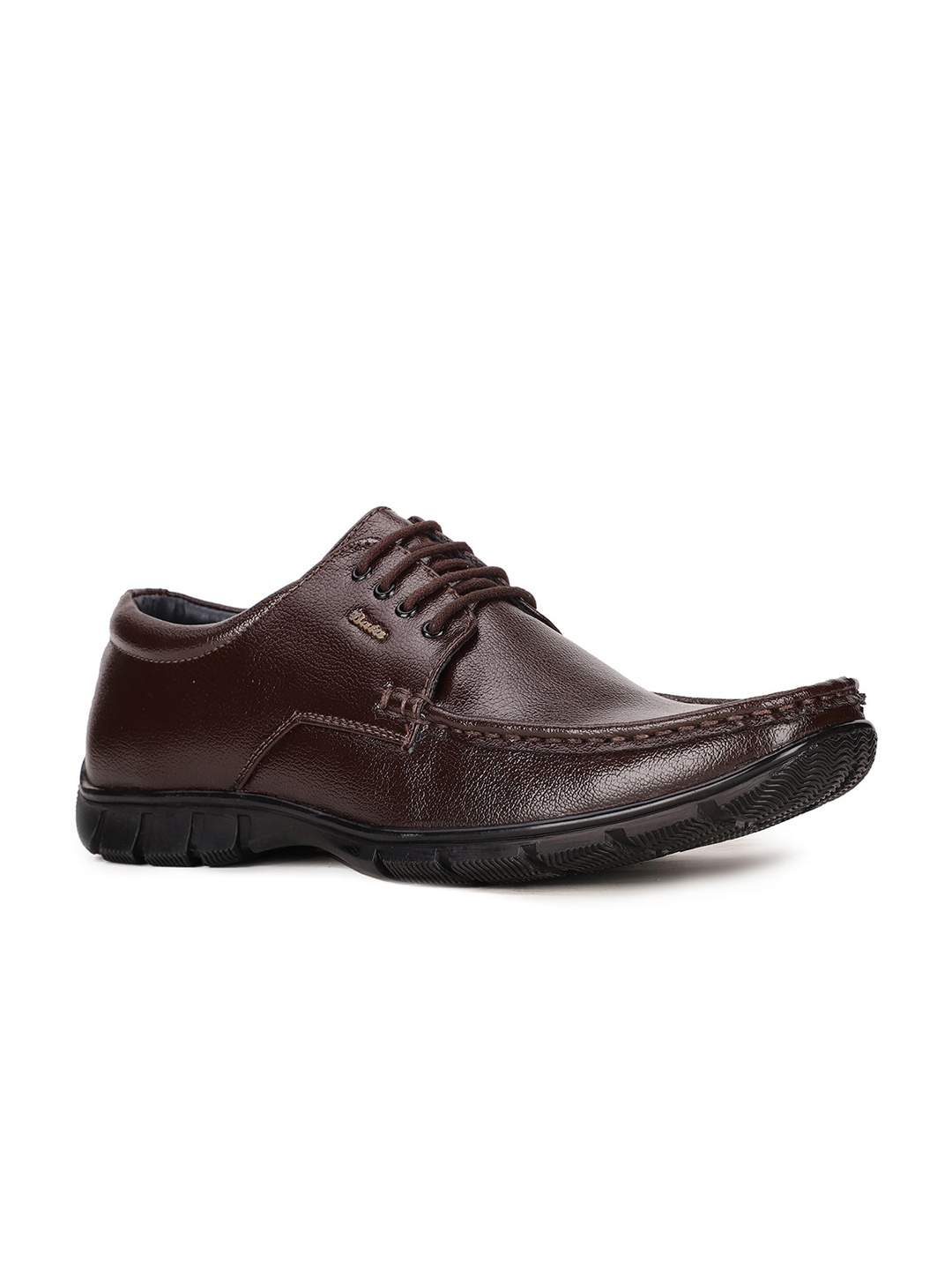 

Bata Men Brown Solid Formal Derbys