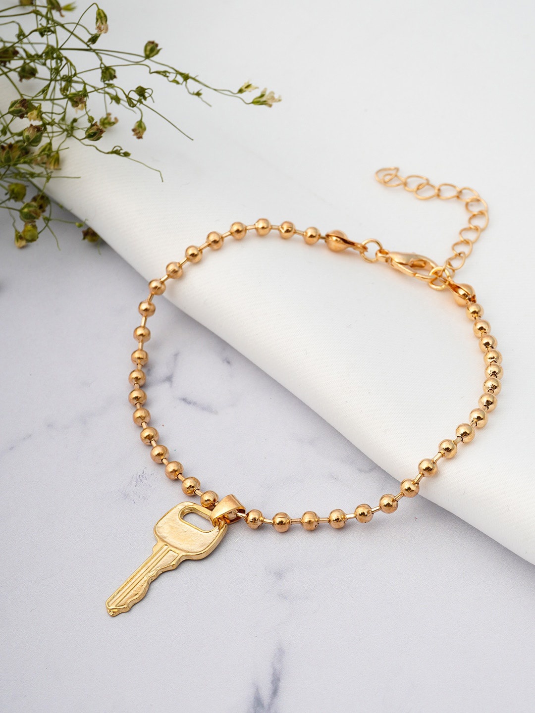 

Emmie Women Gold-Toned Charm Bracelet