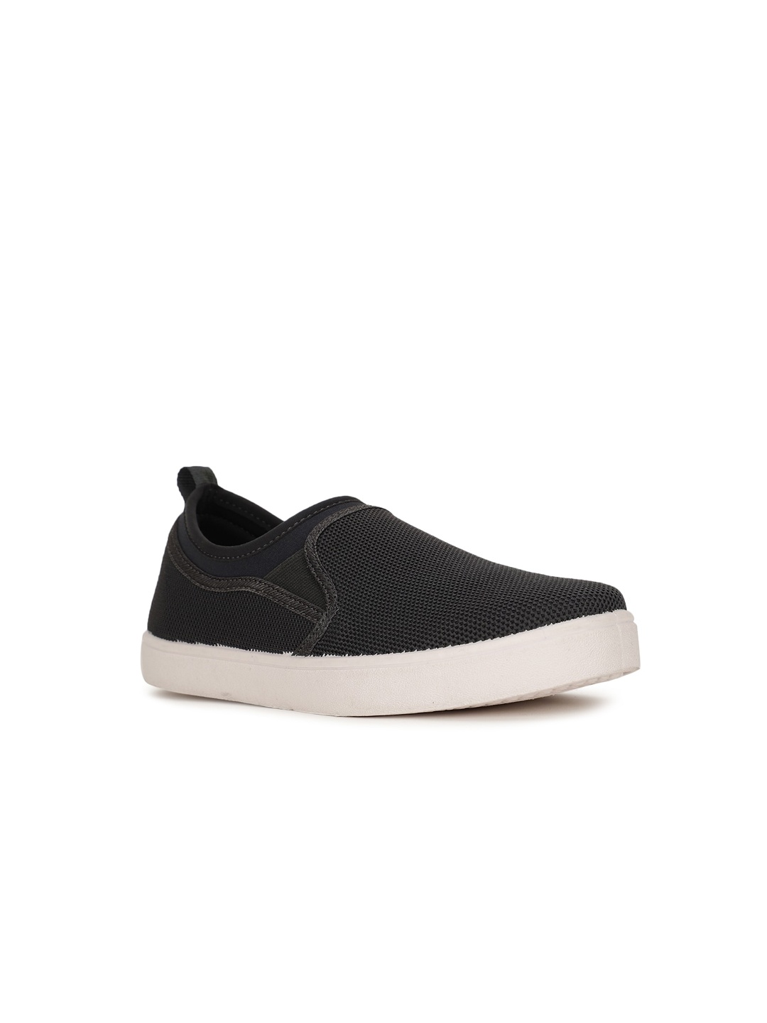 

Bata Boys Grey Woven Design Slip-On Sneakers