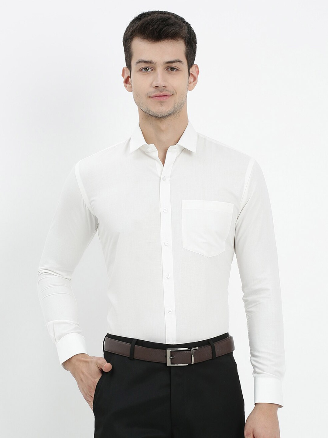 

V2 Value & Variety Men White Solid Formal Shirt