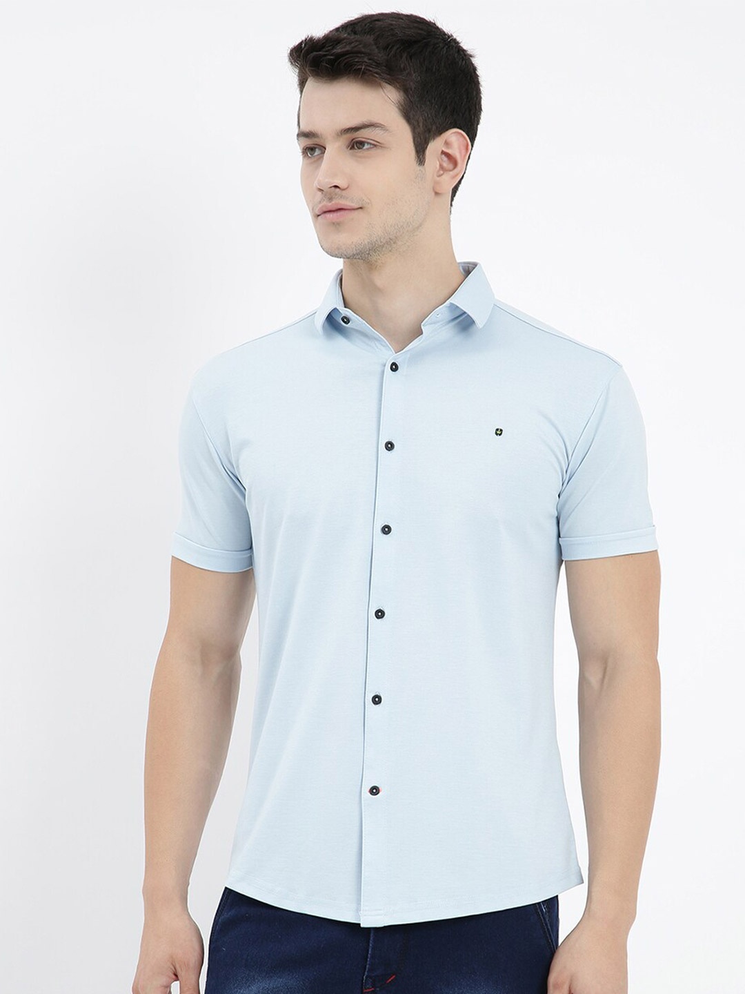 

V2 Value & Variety Men Blue Slim Fit Casual Shirt