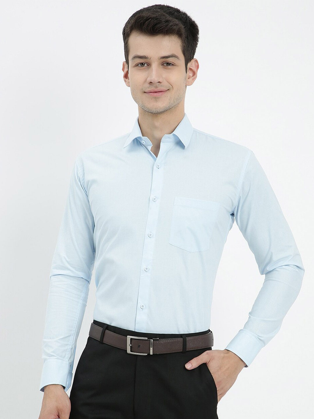 

V2 Value & Variety Men Blue Solid Formal Shirt