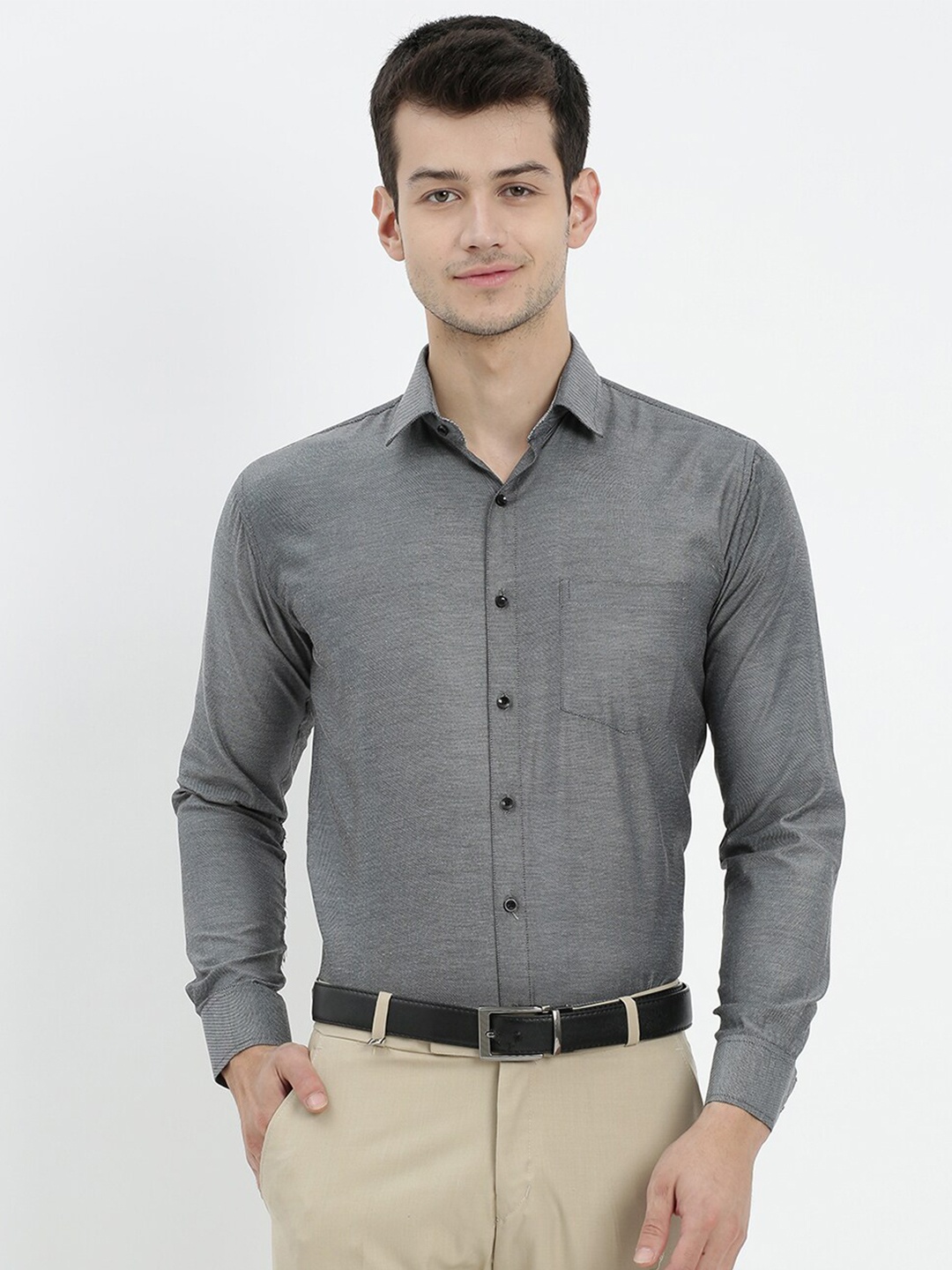 

V2 Value & Variety Men Grey Regular Fit Formal Shirt