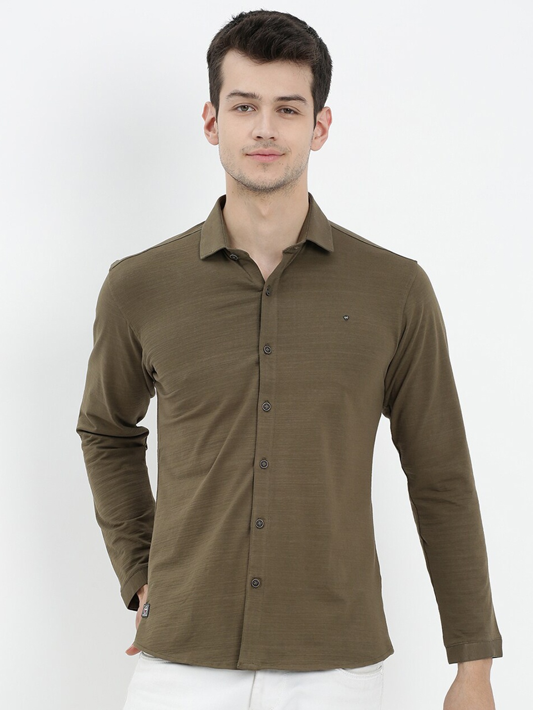 

V2 Value & Variety Men Green Slim Fit Casual Shirt