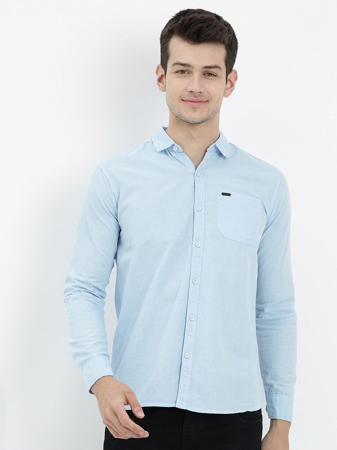 

V2 Value & Variety Men Blue Slim Fit Casual Shirt