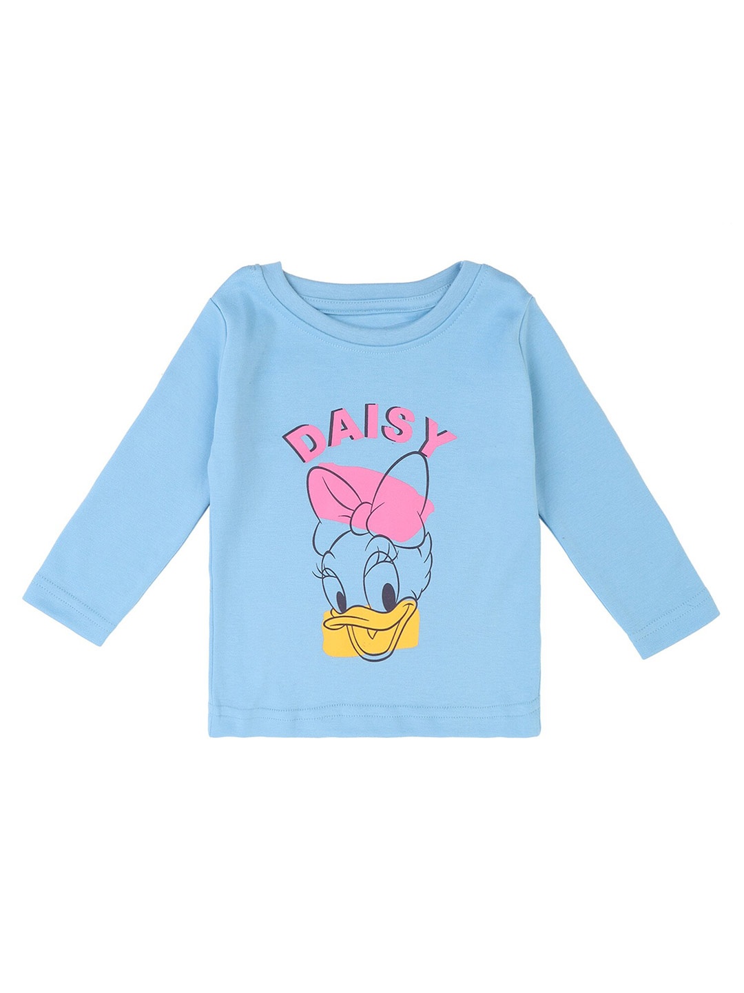 

Bodycare Kids Girls Blue Printed Cotton Sweatshirt