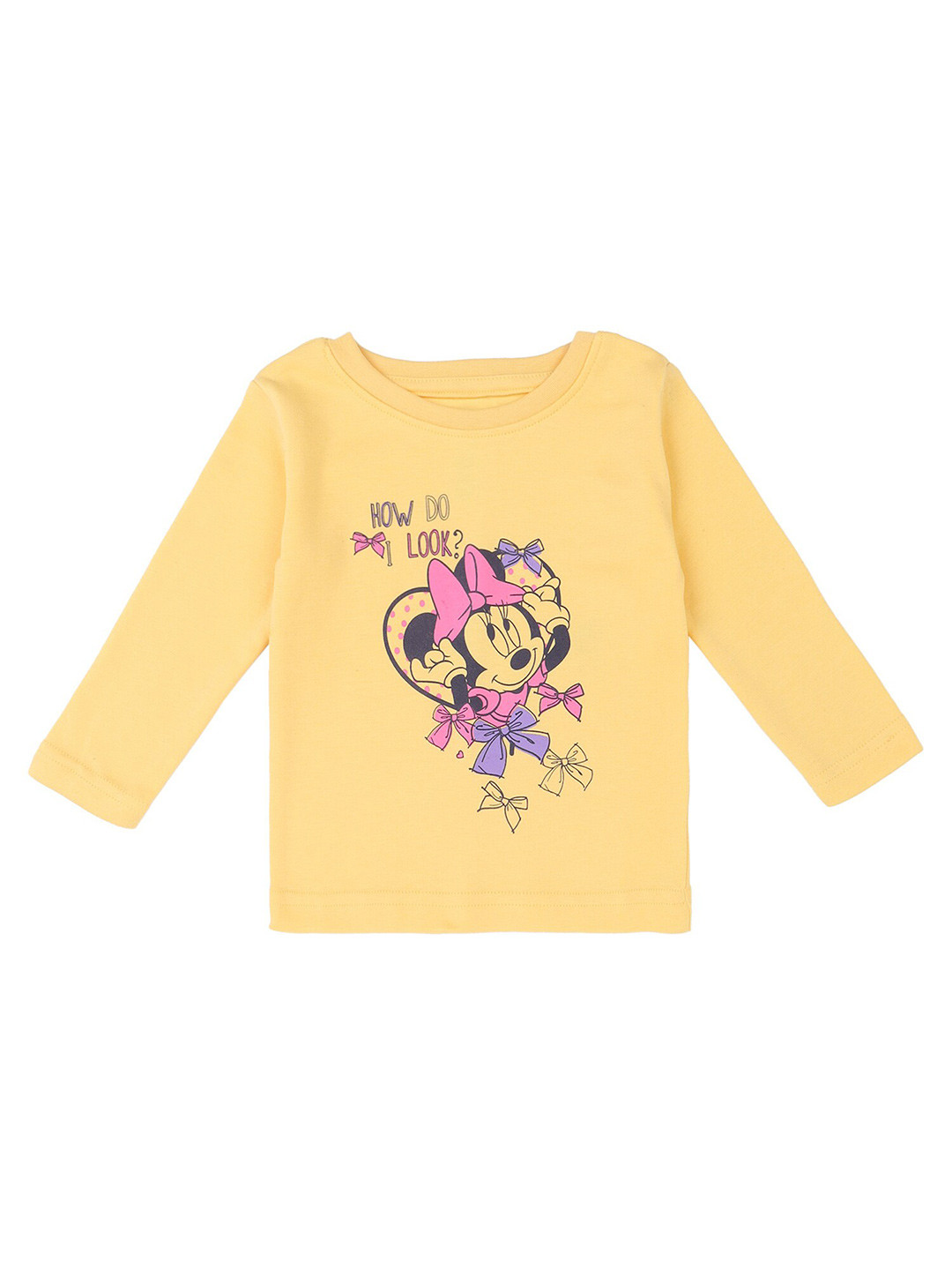 

Bodycare Kids Girls Minnie Mouse Printed Sweatshirt, Yellow