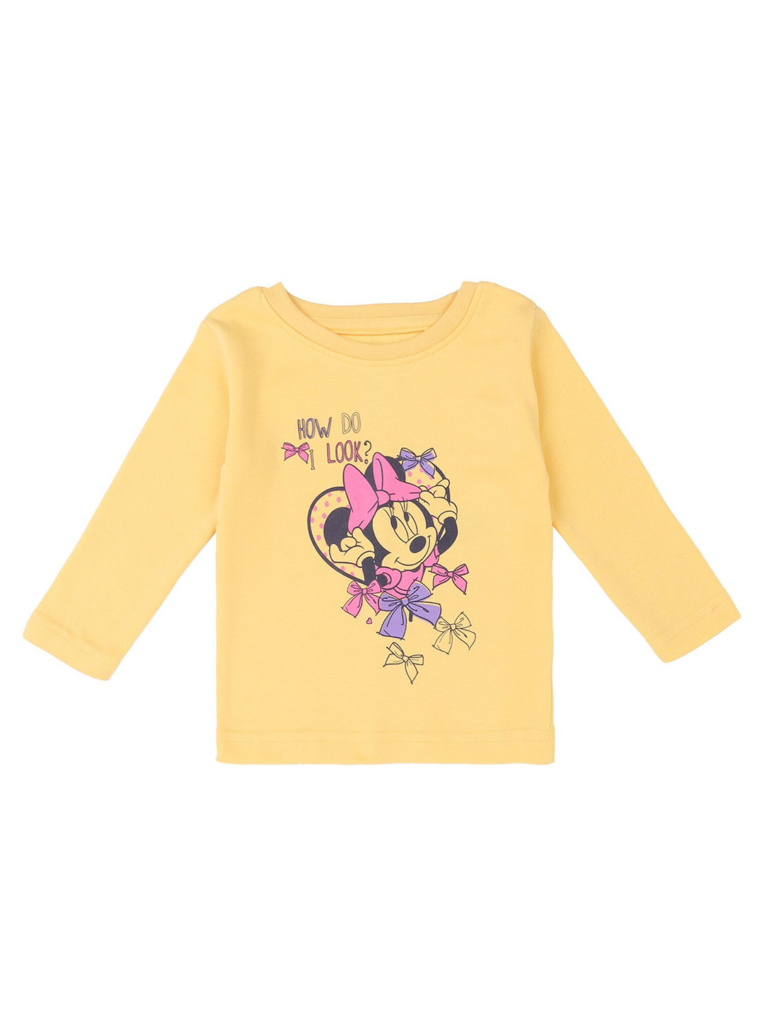 

Bodycare Kids Girls Minnie & Friends Printed Sweatshirt, Yellow
