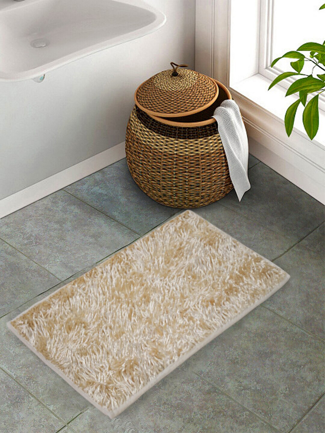 

Cortina Beige Solid Coir Doormats